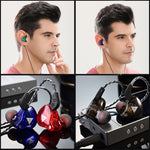 Écouteur Sportif Filaire Intra-Auriculaire Subwoofer QKZ AK6-X 3.5mm avec Microphone, Longueur du Câble : Environ 1.2m, 1 PIÈCE