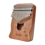 Piano à pouces en bois d'acacia à 17 tons, kalimba, instruments de musique