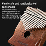 Piano à pouces en bois d'acacia à 21 tons, kalimba, instruments de musique