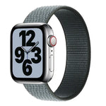 Bracelet de remplacement en nylon à tour unique, Taille : M 155mm Pour Apple Watch Series 6 & SE & 5 & 4 44mm / 3 & 2 & 1 42mm, M 155mm 44mm / 42mm