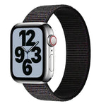 Bracelet de remplacement en nylon à tour unique, Taille : M 155mm Pour Apple Watch Series 6 & SE & 5 & 4 44mm / 3 & 2 & 1 42mm, M 155mm 44mm / 42mm