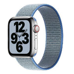Bracelet de remplacement en nylon à tour unique, Taille : M 155mm Pour Apple Watch Series 6 & SE & 5 & 4 44mm / 3 & 2 & 1 42mm, M 155mm 44mm / 42mm