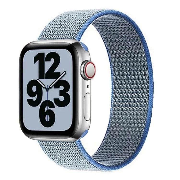 Bracelet de remplacement en nylon à tour unique, Taille : M 155mm Pour Apple Watch Series 6 & SE & 5 & 4 44mm / 3 & 2 & 1 42mm, M 155mm 44mm / 42mm
