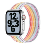 Bracelet de remplacement en nylon à tour unique, Taille : M 155mm Pour Apple Watch Series 6 & SE & 5 & 4 44mm / 3 & 2 & 1 42mm, M 155mm 44mm / 42mm