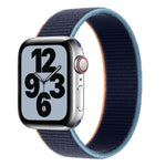 Bracelet de remplacement en nylon à tour unique, Taille : M 155mm Pour Apple Watch Series 6 & SE & 5 & 4 44mm / 3 & 2 & 1 42mm, M 155mm 44mm / 42mm