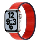 Bracelet de remplacement en nylon à tour unique, Taille : M 155mm Pour Apple Watch Series 6 & SE & 5 & 4 44mm / 3 & 2 & 1 42mm, M 155mm 44mm / 42mm