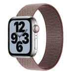 Bracelet de remplacement en nylon à tour unique, Taille : M 155mm Pour Apple Watch Series 6 & SE & 5 & 4 44mm / 3 & 2 & 1 42mm, M 155mm 44mm / 42mm
