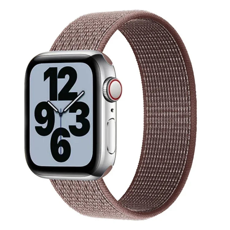 Bracelet de remplacement en nylon à tour unique, Taille : M 155mm Pour Apple Watch Series 6 & SE & 5 & 4 44mm / 3 & 2 & 1 42mm, M 155mm 44mm / 42mm