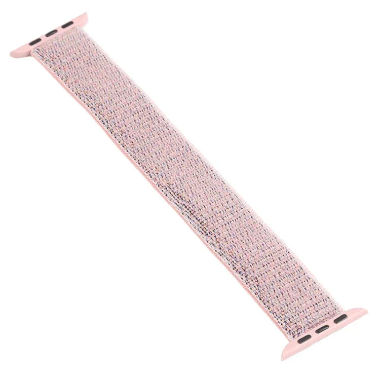 Bracelet de remplacement en nylon à tour unique, Taille : M 155mm Pour Apple Watch Series 6 & SE & 5 & 4 44mm / 3 & 2 & 1 42mm, M 155mm 44mm / 42mm
