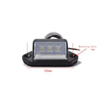 A5662  Truck Trailer Lorry 12V 3LEDs Number Licence Plate Light Rear Tail Lamp, A5662