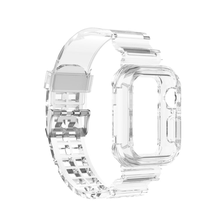 Bracelet de rechange intégré en silicone pour Apple Watch Series, 7 41mm / 6 & SE & 5 & 4 40mm / 3 & 2 & 1 38mm, 7 45mm / 6 & SE & 5 & 4 44mm / 3 & 2 & 1 42mm