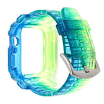 Bracelet intégré en TPU dégradé pour Apple Watch Series 9 / 8 / 7 45mm / 6 / 5 / 4 / Watch SE 44mm / Watch 42mm, pour Apple Watch Series 9 / 8 / 7 45mm / 6 / 5 / 4 / Watch SE 44mm / Watch 42mm