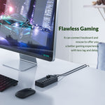 Hub USB multi-port 7 en 1 ORICO CT2U3-7AB-WH à rayures en plastique avec interrupteurs individuels, prise UK CT2U3-7AB-BK, prise UK CT2U3-7AB-WH, prise EU CT2U3-7AB-BK, prise EU CT2U3-7AB-WH, prise AU CT2U3-7AB-BK, prise AU CT2U3-7AB-WH