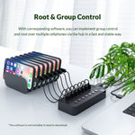 Hub USB multi-port 7 en 1 ORICO CT2U3-7AB-WH à rayures en plastique avec interrupteurs individuels, prise UK CT2U3-7AB-BK, prise UK CT2U3-7AB-WH, prise EU CT2U3-7AB-BK, prise EU CT2U3-7AB-WH, prise AU CT2U3-7AB-BK, prise AU CT2U3-7AB-WH