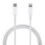 Câble de charge rapide USB-C / Type-C 12 W 5 V/2 A vers 8 broches PD, longueur du câble : 1 m, 12 W 5 V/2 A