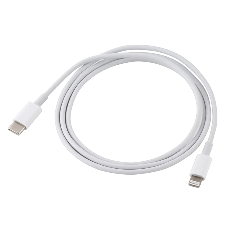 Câble de charge rapide USB-C / Type-C 12 W 5 V/2 A vers 8 broches PD, longueur du câble : 1 m, 12 W 5 V/2 A
