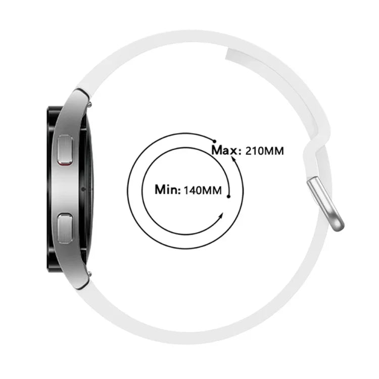 Bracelet de remplacement universel en silicone coloré avec boucle, pour Samsung Galaxy Watch4 40mm, pour Samsung Galaxy Watch4 44mm, pour Samsung Galaxy Watch4 Classic 42mm, pour Samsung Galaxy Watch4 Classic 46mm