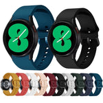 Bracelet de remplacement universel en silicone coloré avec boucle, pour Samsung Galaxy Watch4 40mm, pour Samsung Galaxy Watch4 44mm, pour Samsung Galaxy Watch4 Classic 42mm, pour Samsung Galaxy Watch4 Classic 46mm