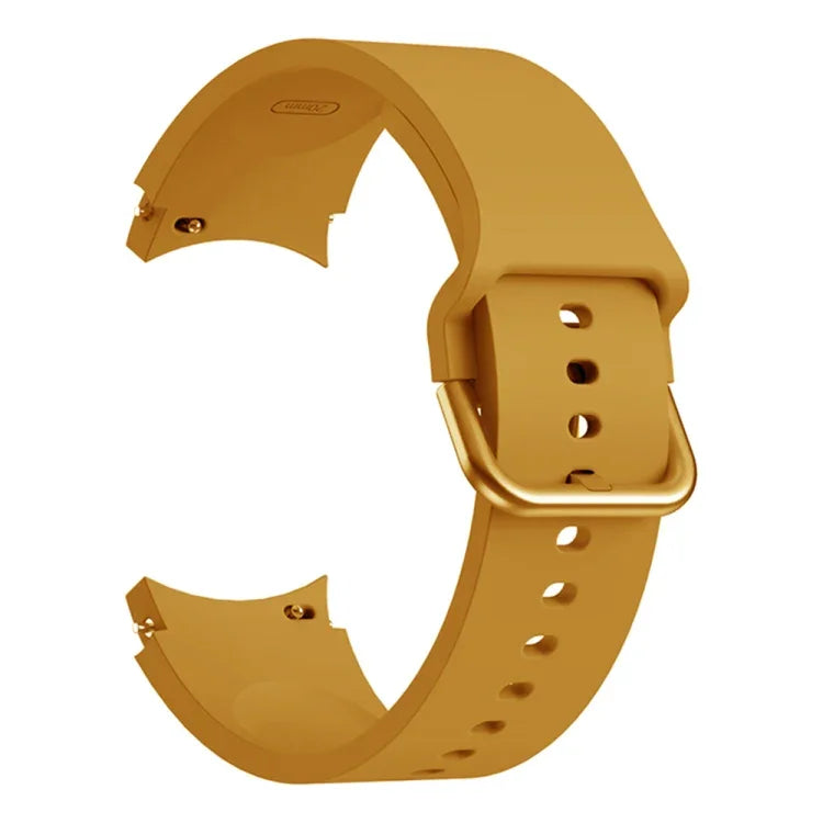 Bracelet de remplacement universel en silicone coloré avec boucle, pour Samsung Galaxy Watch4 40mm, pour Samsung Galaxy Watch4 44mm, pour Samsung Galaxy Watch4 Classic 42mm, pour Samsung Galaxy Watch4 Classic 46mm