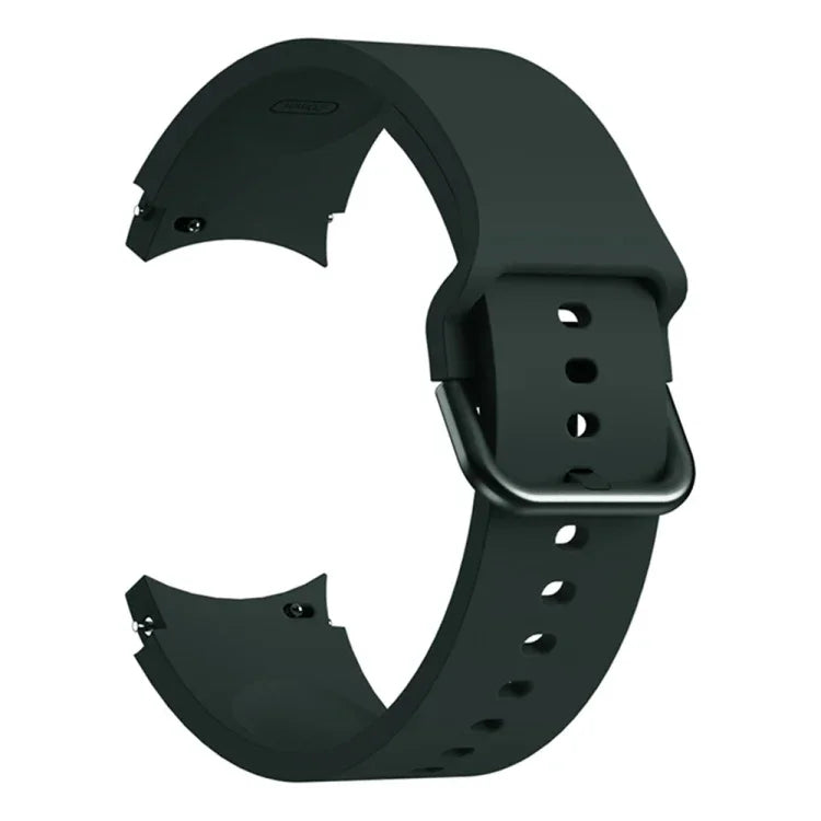 Bracelet de remplacement universel en silicone coloré avec boucle, pour Samsung Galaxy Watch4 40mm, pour Samsung Galaxy Watch4 44mm, pour Samsung Galaxy Watch4 Classic 42mm, pour Samsung Galaxy Watch4 Classic 46mm
