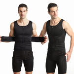 Gilet de sport amincissant en néoprène pour hommes, corset de maintien de la taille, S, M, L, XL, XXL, XXXL