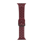 Bracelet de remplacement en silicone pour Apple Watch Series, 7 45 mm / 6 & SE & 5 & 4 44 mm / 3 & 2 & 1 42 mm