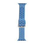 Bracelet de remplacement en silicone pour Apple Watch Series, 7 45 mm / 6 & SE & 5 & 4 44 mm / 3 & 2 & 1 42 mm
