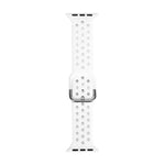 Bracelet de remplacement en silicone pour Apple Watch Series, 7 45 mm / 6 & SE & 5 & 4 44 mm / 3 & 2 & 1 42 mm