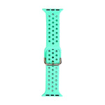 Bracelet de remplacement en silicone pour Apple Watch Series, 7 45 mm / 6 & SE & 5 & 4 44 mm / 3 & 2 & 1 42 mm