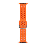 Bracelet de remplacement en silicone pour Apple Watch Series, 7 45 mm / 6 & SE & 5 & 4 44 mm / 3 & 2 & 1 42 mm