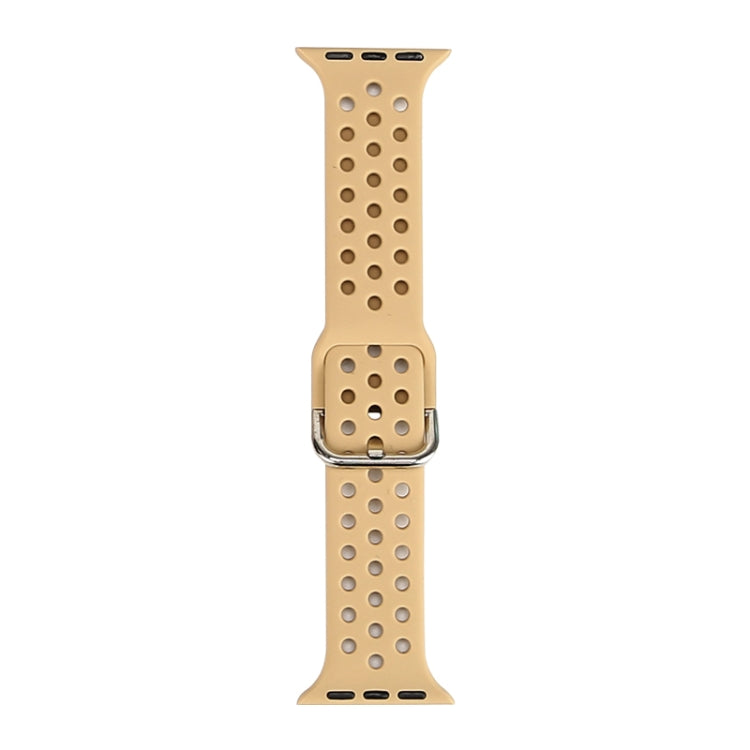 Bracelet de remplacement en silicone pour Apple Watch Series, 7 45 mm / 6 & SE & 5 & 4 44 mm / 3 & 2 & 1 42 mm