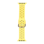 Bracelet de remplacement en silicone pour Apple Watch Series, 7 45 mm / 6 & SE & 5 & 4 44 mm / 3 & 2 & 1 42 mm