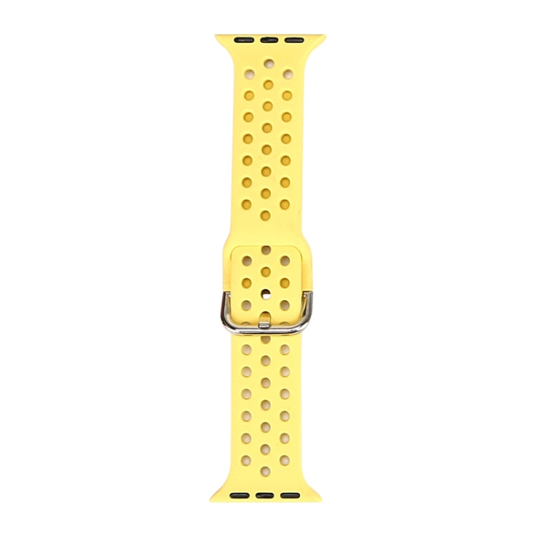 Bracelet de remplacement en silicone pour Apple Watch Series, 7 45 mm / 6 & SE & 5 & 4 44 mm / 3 & 2 & 1 42 mm