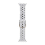 Bracelet de remplacement en silicone pour Apple Watch Series, 7 45 mm / 6 & SE & 5 & 4 44 mm / 3 & 2 & 1 42 mm