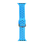 Bracelet de remplacement en silicone pour Apple Watch Series, 7 45 mm / 6 & SE & 5 & 4 44 mm / 3 & 2 & 1 42 mm