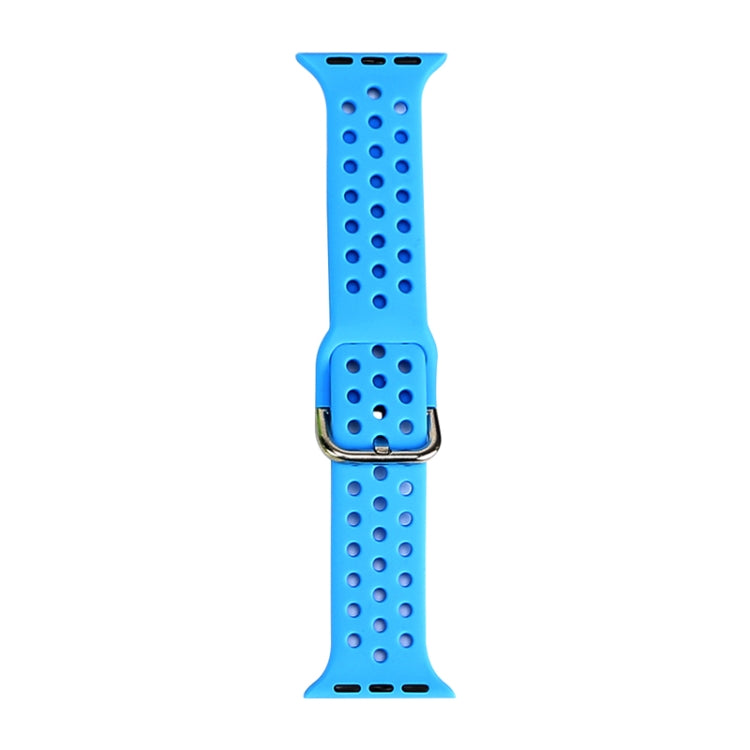 Bracelet de remplacement en silicone pour Apple Watch Series, 7 45 mm / 6 & SE & 5 & 4 44 mm / 3 & 2 & 1 42 mm
