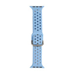 Bracelet de remplacement en silicone pour Apple Watch Series, 7 45 mm / 6 & SE & 5 & 4 44 mm / 3 & 2 & 1 42 mm
