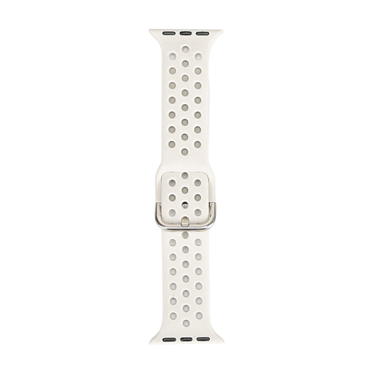 Bracelet de remplacement en silicone pour Apple Watch Series, 7 45 mm / 6 & SE & 5 & 4 44 mm / 3 & 2 & 1 42 mm