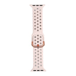 Bracelet de remplacement en silicone pour Apple Watch Series, 7 45 mm / 6 & SE & 5 & 4 44 mm / 3 & 2 & 1 42 mm