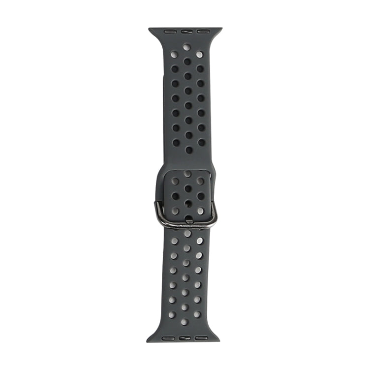 Bracelet de remplacement en silicone pour Apple Watch Series, 7 45 mm / 6 & SE & 5 & 4 44 mm / 3 & 2 & 1 42 mm