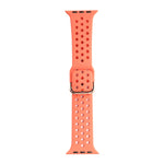 Bracelet de remplacement en silicone pour Apple Watch Series, 7 45 mm / 6 & SE & 5 & 4 44 mm / 3 & 2 & 1 42 mm