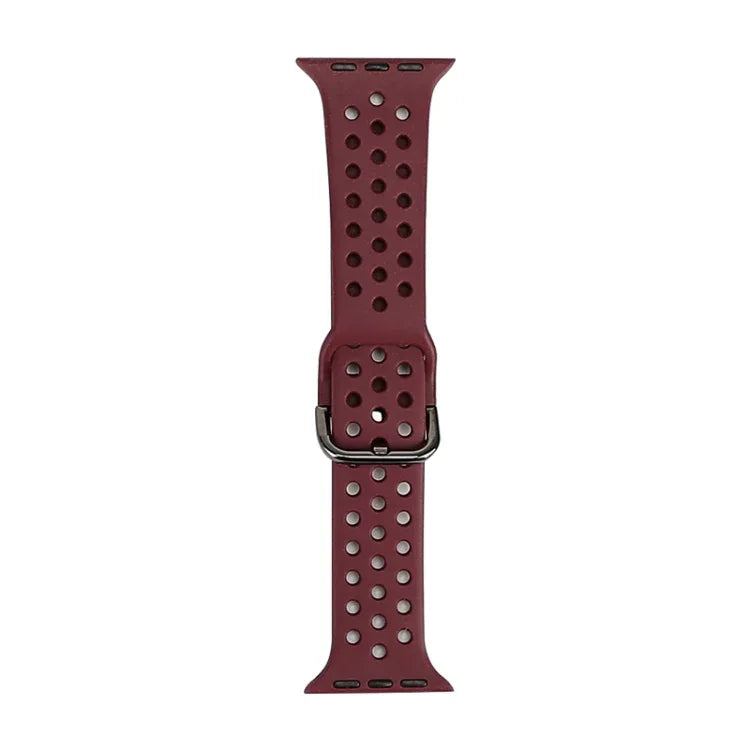 Bracelet de rechange en silicone pour Apple Watch Series, 7 41mm / 6 & SE & 5 & 4 40mm / 3 & 2 & 1 38mm