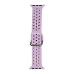 Silicone Replacement Watchband For Apple Watch Series, 7 41mm / 6 & SE & 5 & 4 40mm / 3 & 2 & 1 38mm