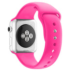 Bracelet de montre de remplacement en silicone à double clou pour Apple Watch Series, 7 45mm / 6 & SE & 5 & 4 44mm / 3 & 2 & 1 42mm, 7 41mm / 6 & SE & 5 & 4 40mm / 3 & 2 & 1 38mm