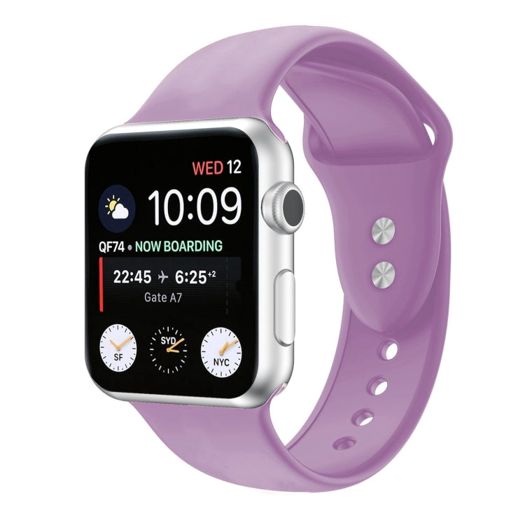 Bracelet de montre de remplacement en silicone à double clou pour Apple Watch Series, 7 45mm / 6 & SE & 5 & 4 44mm / 3 & 2 & 1 42mm, 7 41mm / 6 & SE & 5 & 4 40mm / 3 & 2 & 1 38mm