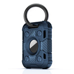 Étui de protection antichoc en fibre de carbone TPU avec boucle de porte-clés, pour AirTag