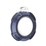 Étui de protection antichoc en fibre de carbone 2-en-1 robuste et anti-rayures avec anneau porte-clés, pour AirTag
