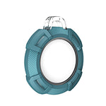 Étui de protection antichoc en fibre de carbone 2-en-1 robuste et anti-rayures avec anneau porte-clés, pour AirTag