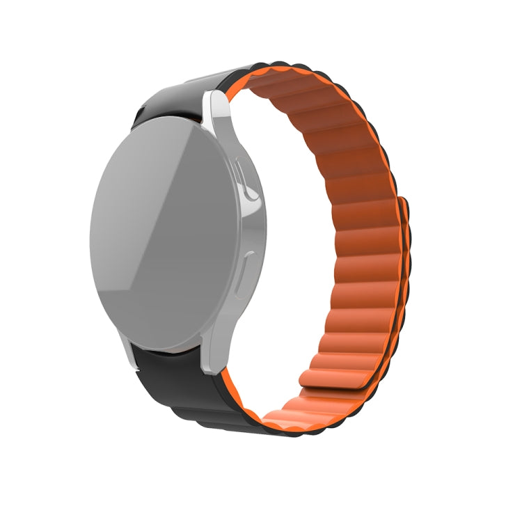 Bracelet de remplacement magnétique en silicone, pour Samsung Galaxy Watch4 40mm / 44mm