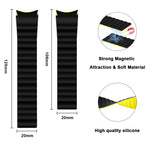 Bracelet de remplacement magnétique en silicone, pour Samsung Galaxy Watch4 40mm / 44mm